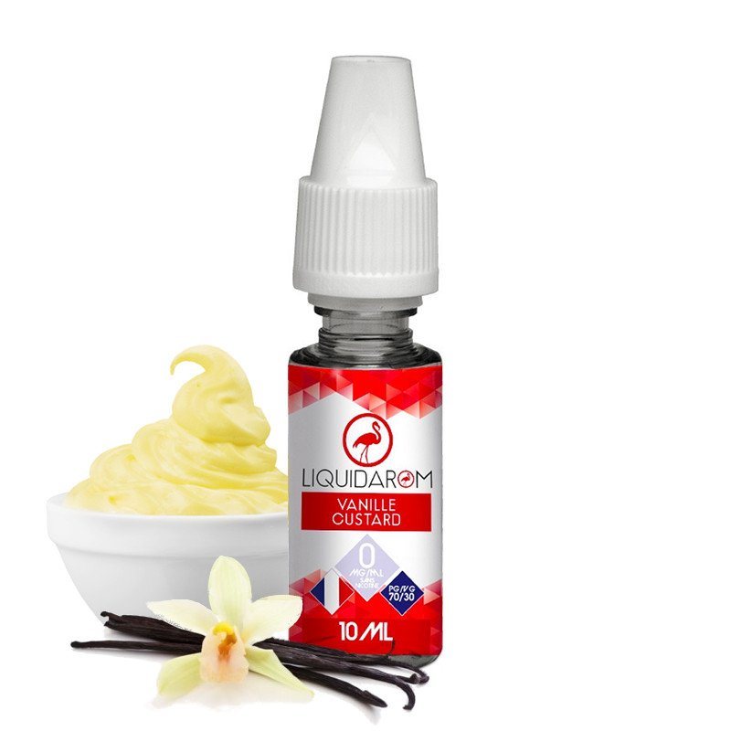 E-liquide Custard Vanille Liquid'Arom 10ml E-liquide Custard Vanille Liquid'Arom 10ml