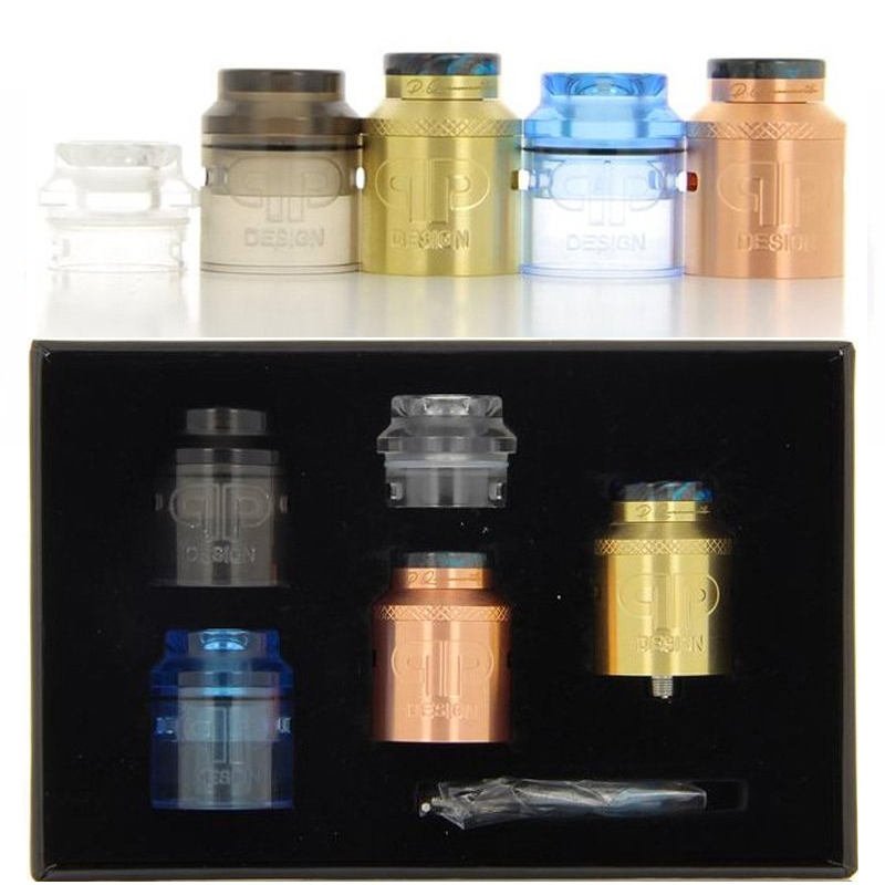 Coffret dripper Kali V2 RDA version Brass Copper de QP Design Coffret dripper Kali V2 RDA version Brass Copper de QP Design