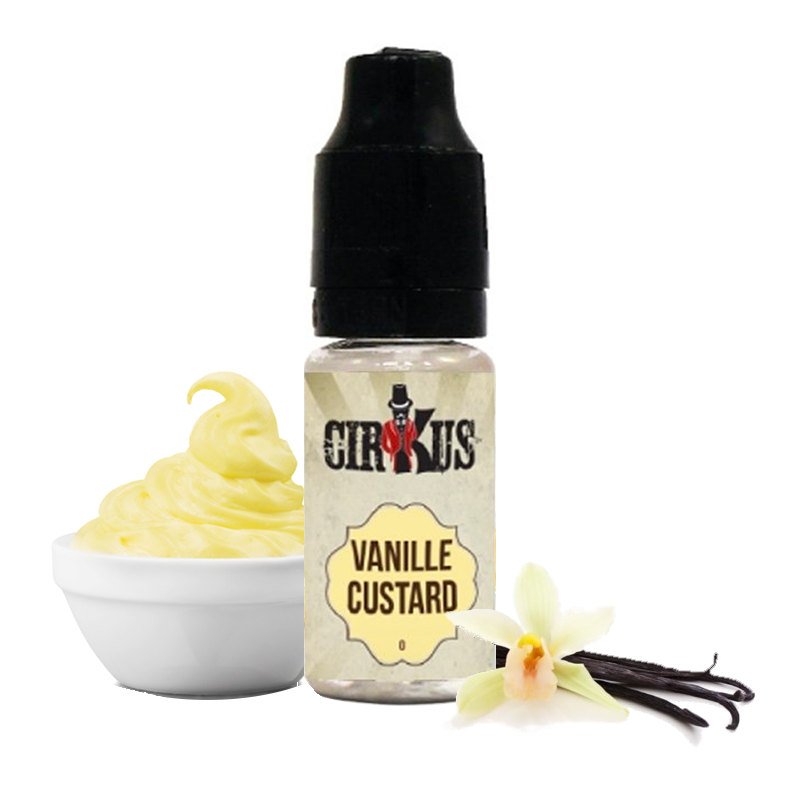 Eliquide vanille custard Cirkus 10 ml Eliquide vanille custard Cirkus 10 ml