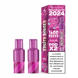 Cartouche Wpuff 2.0 Liquideo 17mg Fruits rouges (2pcs)