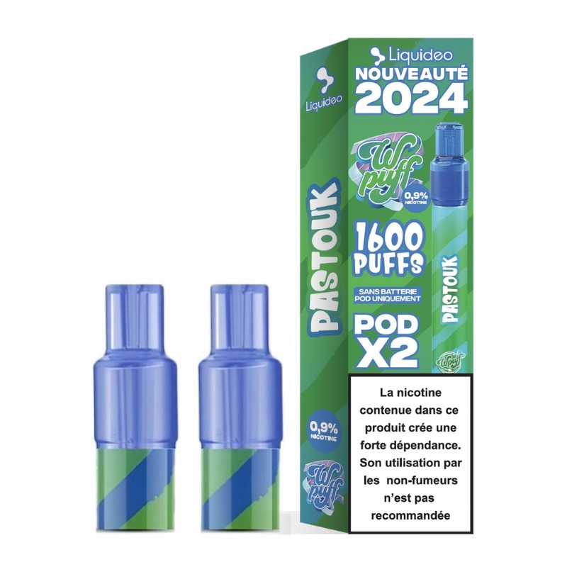 Cartouches Wpuff 2.0 Liquideo 9mg Pastouk