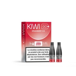 Cartouches Kiwi Go+ 20mg Kiwi Vapor Strawberry Ice