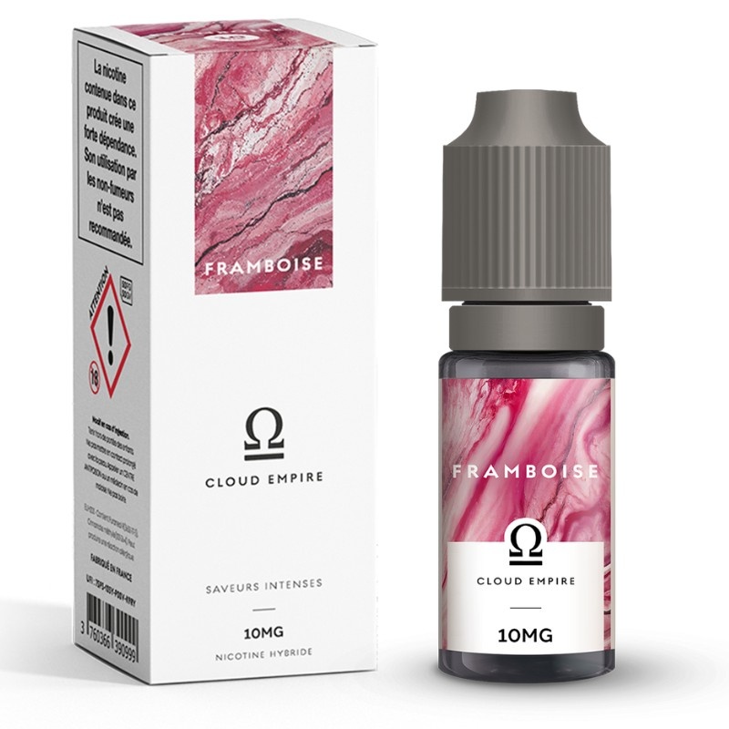 Fiole e-liquide Framboise Cloud Empire Fuu 10ml 10mg