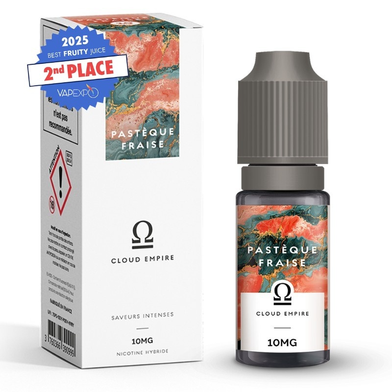Fiole e-liquide Pastèque Fraise Cloud Empire Fuu 10ml 10mg