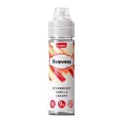 Flacon e-liquide Heavens Strawberry Vanilla Creamy 50ml