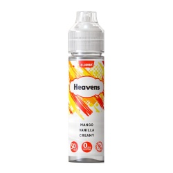 Flacon e-liquide Heavens Mango Vanilla Cream 50ml