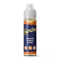 Flacon e-liquide Suprême Caramel Vanilla Wafer 50ml