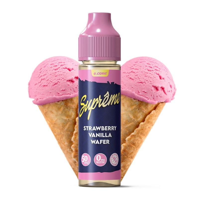 e-liquide Suprême Strawberry Vanilla Wafer 50ml