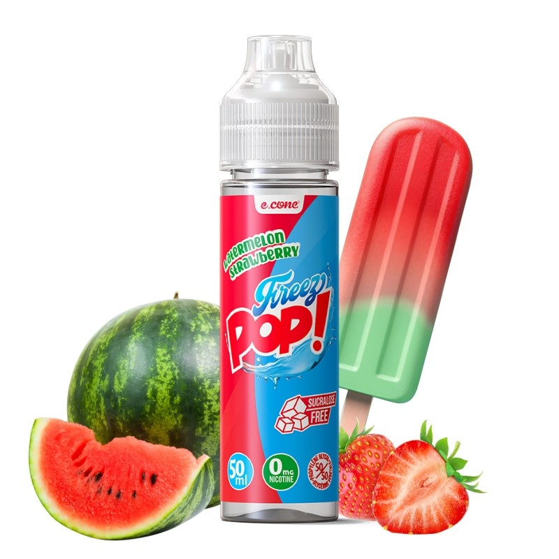 e-liquide Freez Pop Watermelon Strawberry 50ml