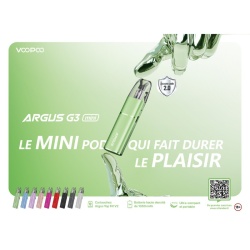 poster Pod Argus G3 Mini Voopoo couleur