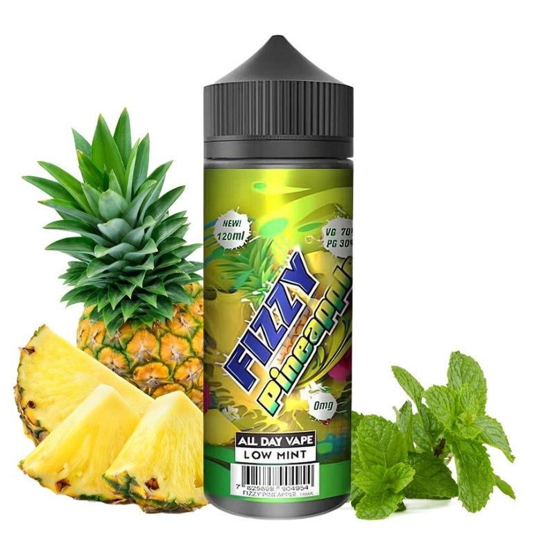 E-liquide Pineapple Low Mint Fizzy Juice 100ml