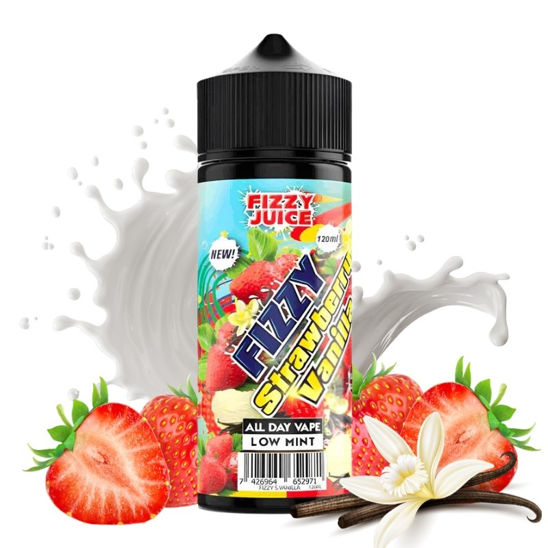 E-liquide Strawberry Vanilla Fizzy Juice 100ml