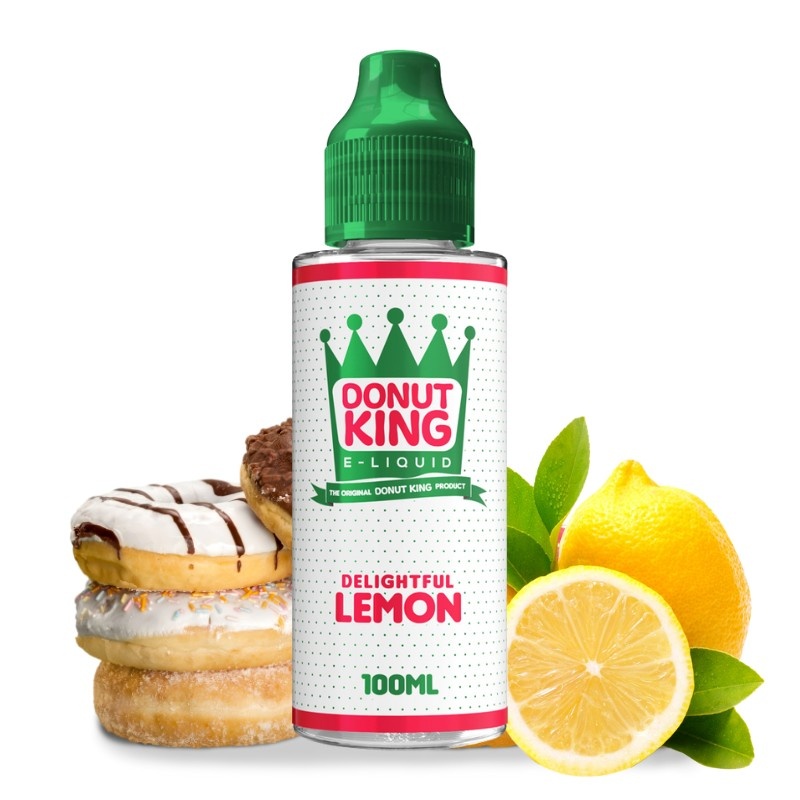 E-liquide Delightful Lemon Donut King 100ml pour cigarette électronique