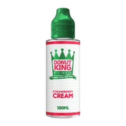 E-liquide Strawberry Cream Donut King 100ml pour cigarette électronique