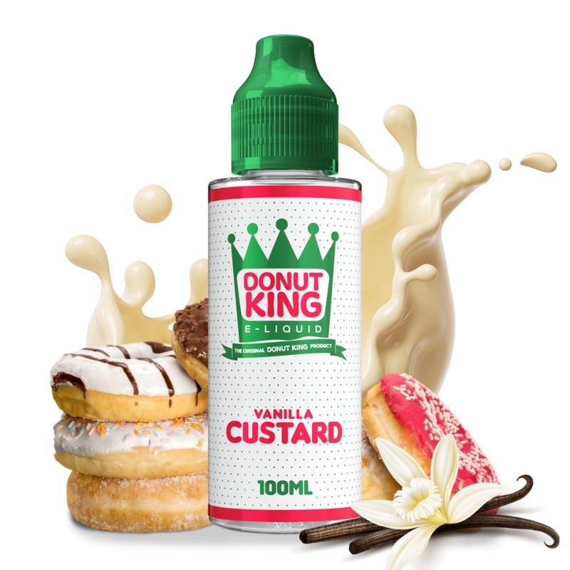 E-liquide Vanilla Custard Donut King 100ml pour cigarette électronique