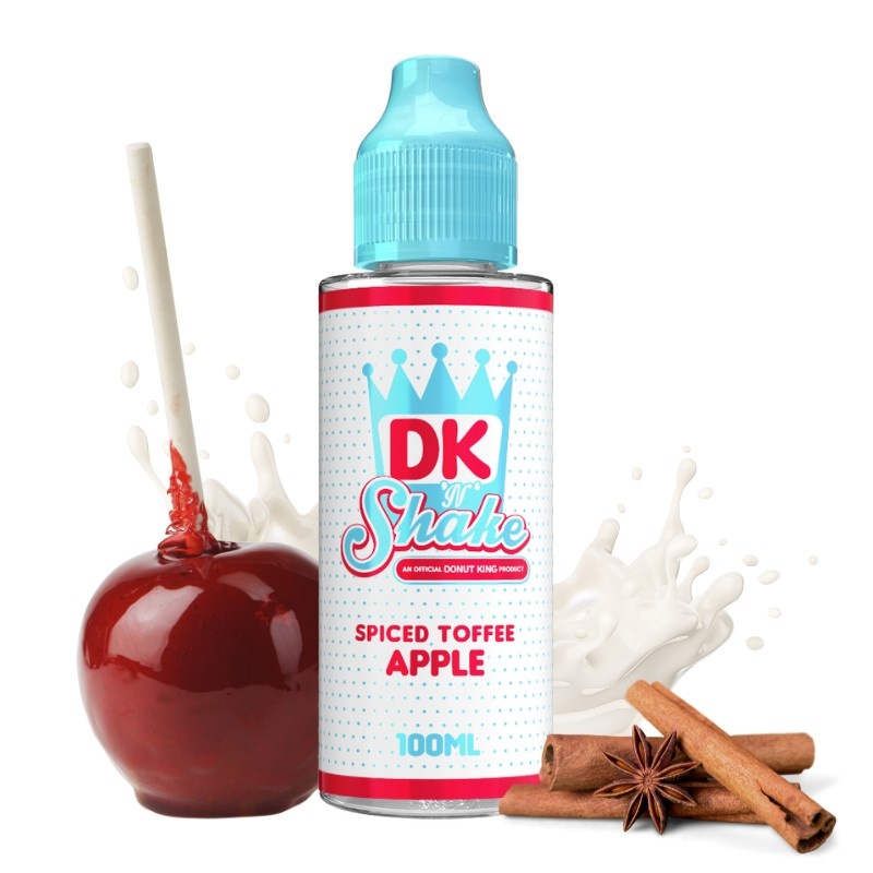 E-liquide Spiced Toffee Apple DK N' Shake Donut King 100ml pour cigarette électronique
