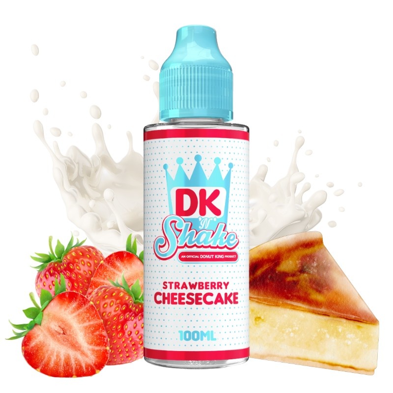 E-liquide Strawberry Cheesecake DK N' Shake Donut King 100ml pour cigarette électronique