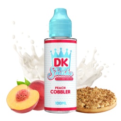 E-liquide Peach Cobbler DK N' Shake Donut King 100ml pour cigarette électronique