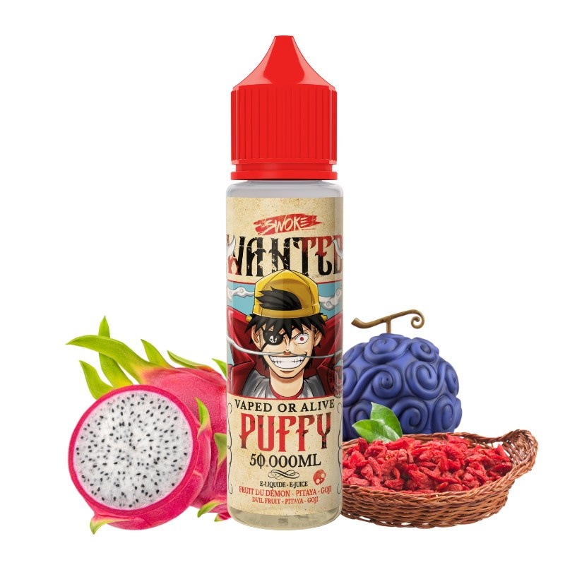 Flacon e-liquide Puffy Wanted Swoke 50ml