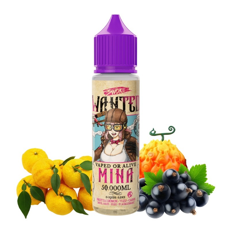 Flacon e-liquide Mina Wanted Swoke 50ml