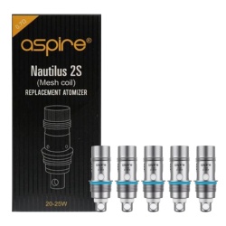 Résistances Aspire Nautilus 2S (x5) 0.4Ω & 0.7Ω Mesh