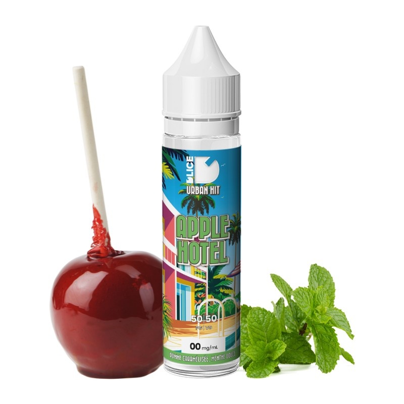 Flacon e-liquide Apple Hotel Urban Hit Dlice 50ml