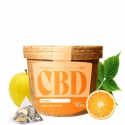 Infusettes CBD Agrumes BYCDS 20 sachets bio fruités