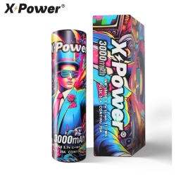 Accu 18650 X Power 3000mAh 30A batterie pour cigarette électronique