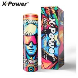 accu 18650 x power 2600mah 30a batterie cigarette électronique