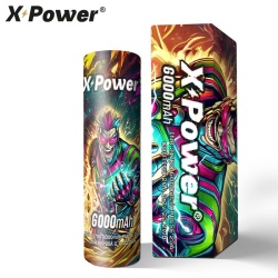 accu 21700 x power 6000mah 25a batterie cigarette électronique
