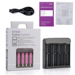 Boite Chargeur Slim K4 USB Type-C Efest