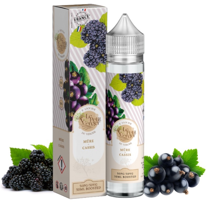 e-liquide Mûre Cassis Le Petit Verger 50ml