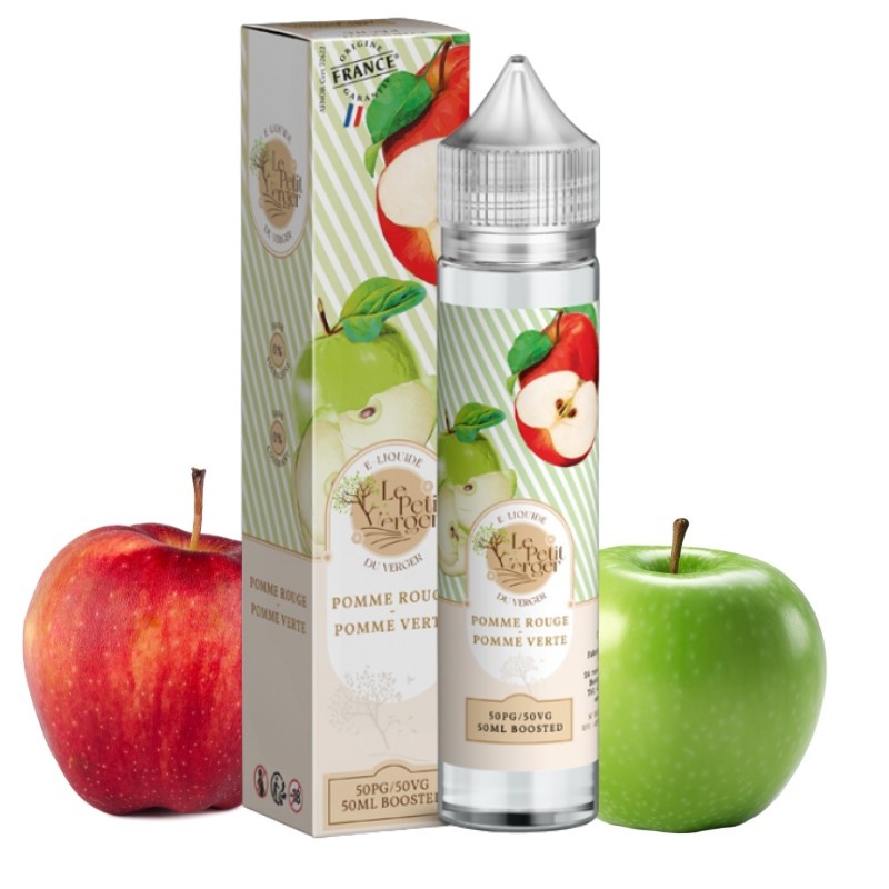e-liquide Pomme Rouge Pomme Verte Le Petit Verger 50ml