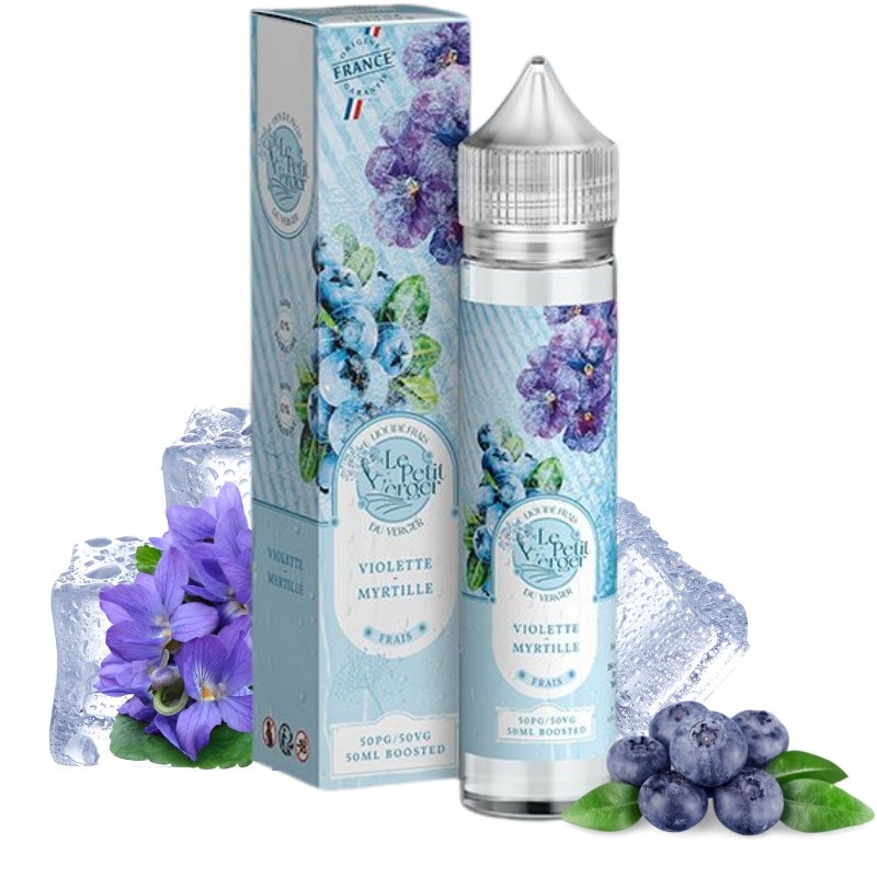 e-liquide Violette Myrtille Frais Le Petit Verger 50ml