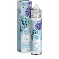 Flacon e-liquide Violette Myrtille Frais Le Petit Verger 50ml