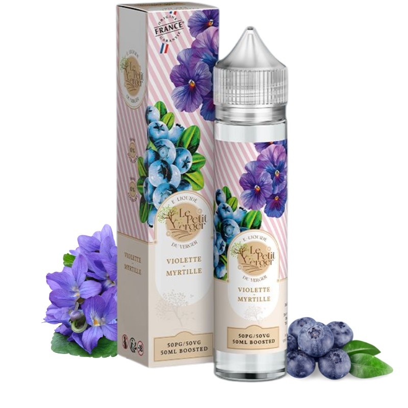 e-liquide Violette Myrtille Le Petit Verger 50ml