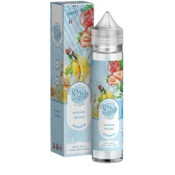 Flacon e-liquide Banane Fraise Frais Le Petit Verger 50ml