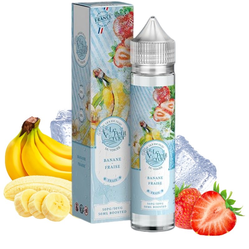 e-liquide Banane Fraise Frais Le Petit Verger 50ml