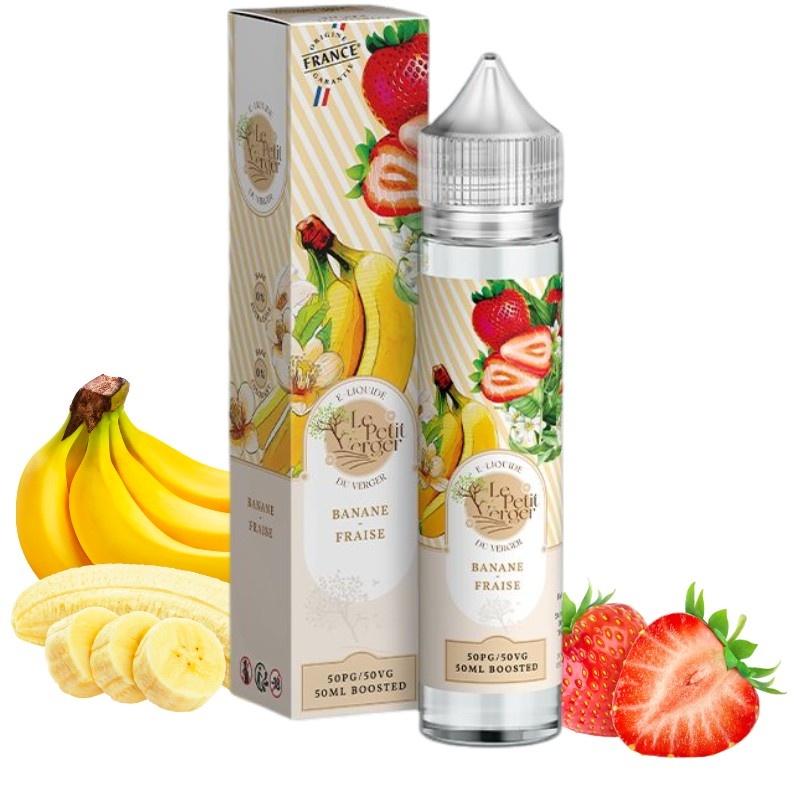 e-liquide Banane Fraise Le Petit Verger 50ml