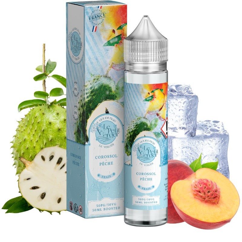 e-liquide Corossol Pêche Frais Le Petit Verger 50ml
