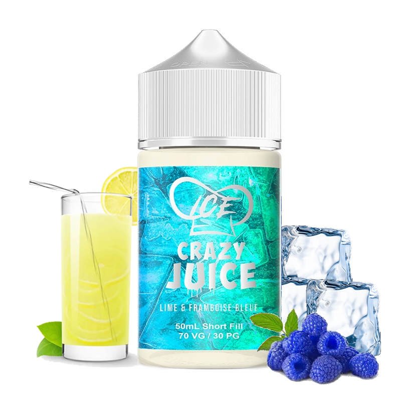 Eliquide Lime & framboise bleue Ice Crazy juice by Mukk Mukk Eliquide Lime & framboise bleue Ice Crazy juice by Mukk Mukk