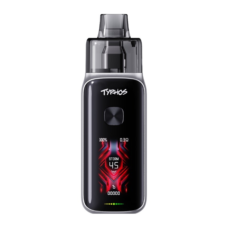 Pod Typhos Pro Uwell couleur satin silver