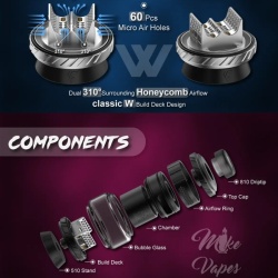 Features Blaze Pro Max RTA 28mm Thunder Cloud