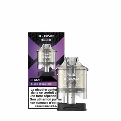 Cartouche X-One Pro 20mg X-Bar goût Black Dragon Ice