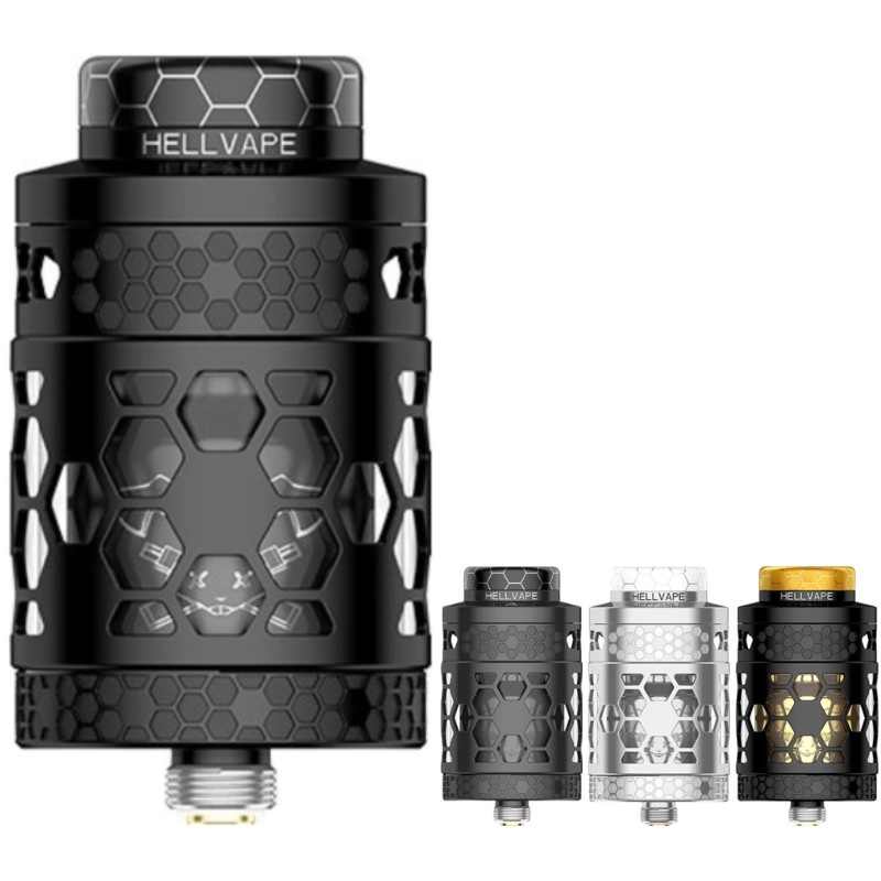 Atomiseur reconstructible Dead Rabbit 4 RTA Pro Hellvape 26 mm