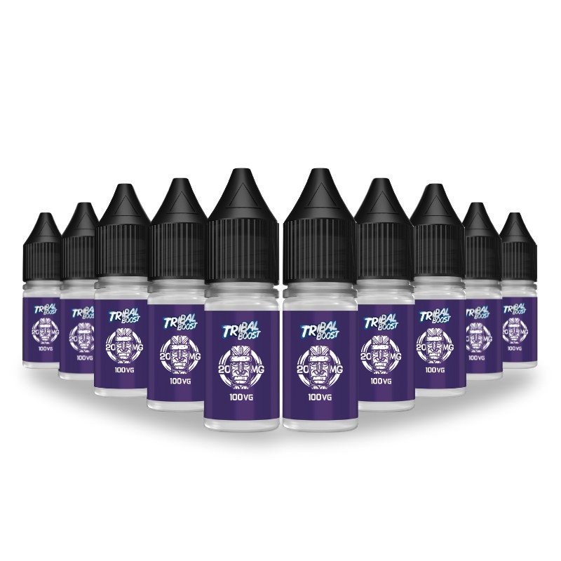 Pack 10 Boosters Nicotine 100% VG Tribal Boost 10ml