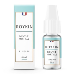 Fiole e-liquide Menthe Myrtille Roykin 10ml