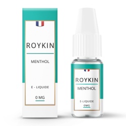 Fiole e-liquide Menthol Roykin 10ml