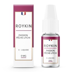 Fiole e-liquide Passion Pêche Litchi Roykin 10ml