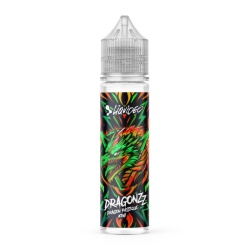 Flacon e‑liquide Dragon Pastèque Kiwi Liquideo Dragonzz 50ml